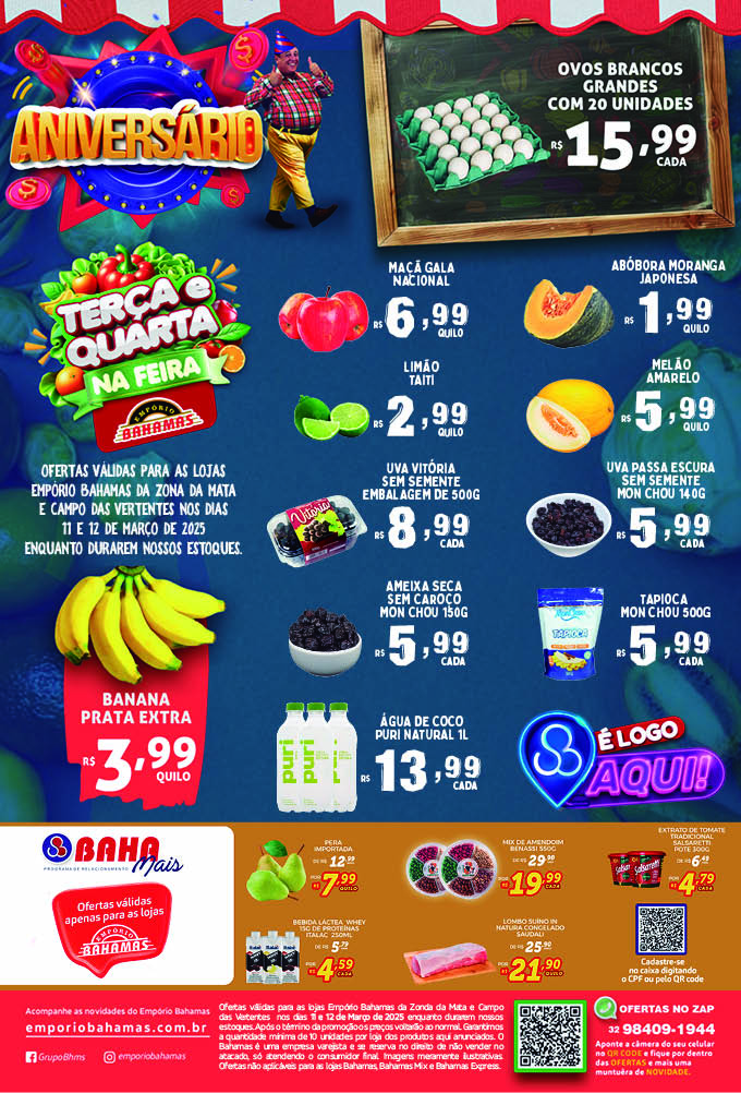Terça e Quarta na Feira – Zona da Mata