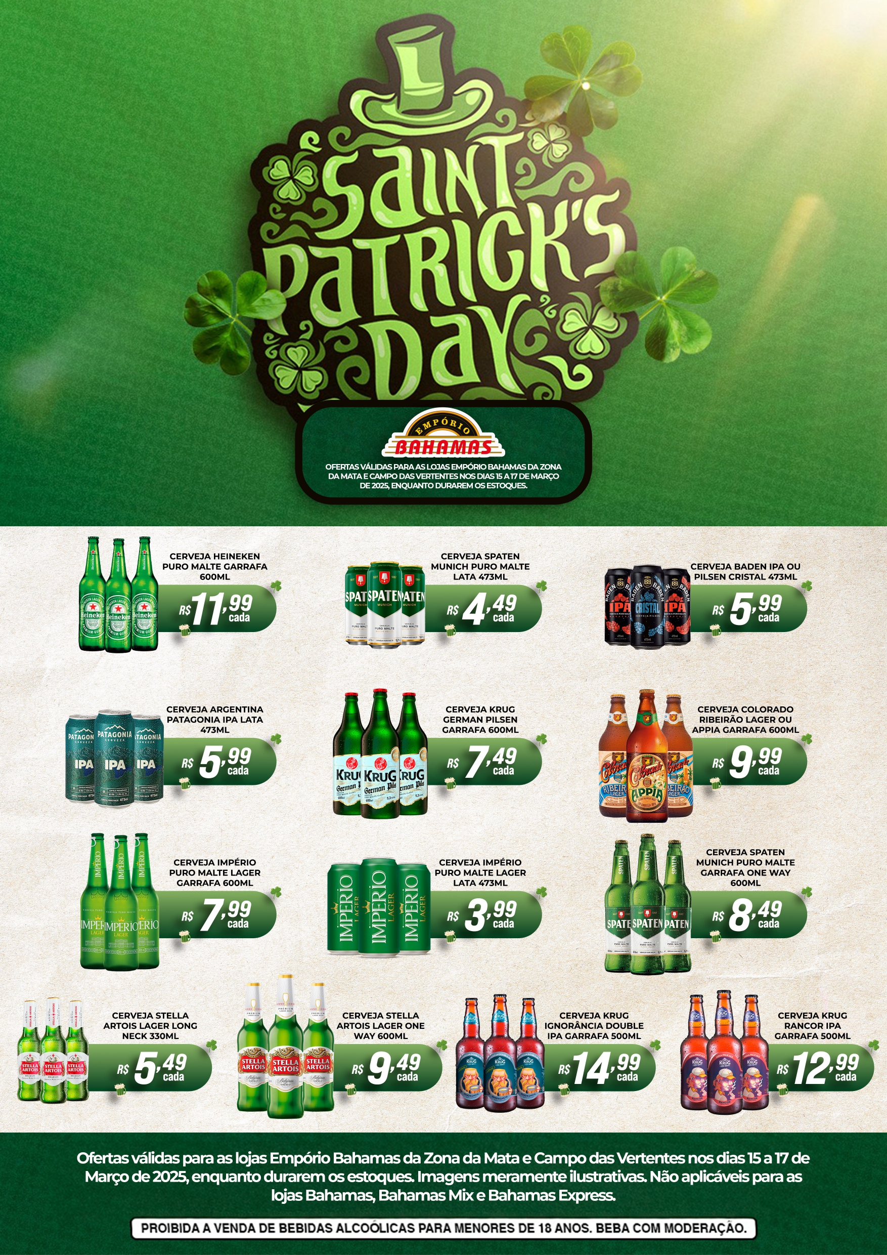 Saint Patrick’s Day – Zona da Mata