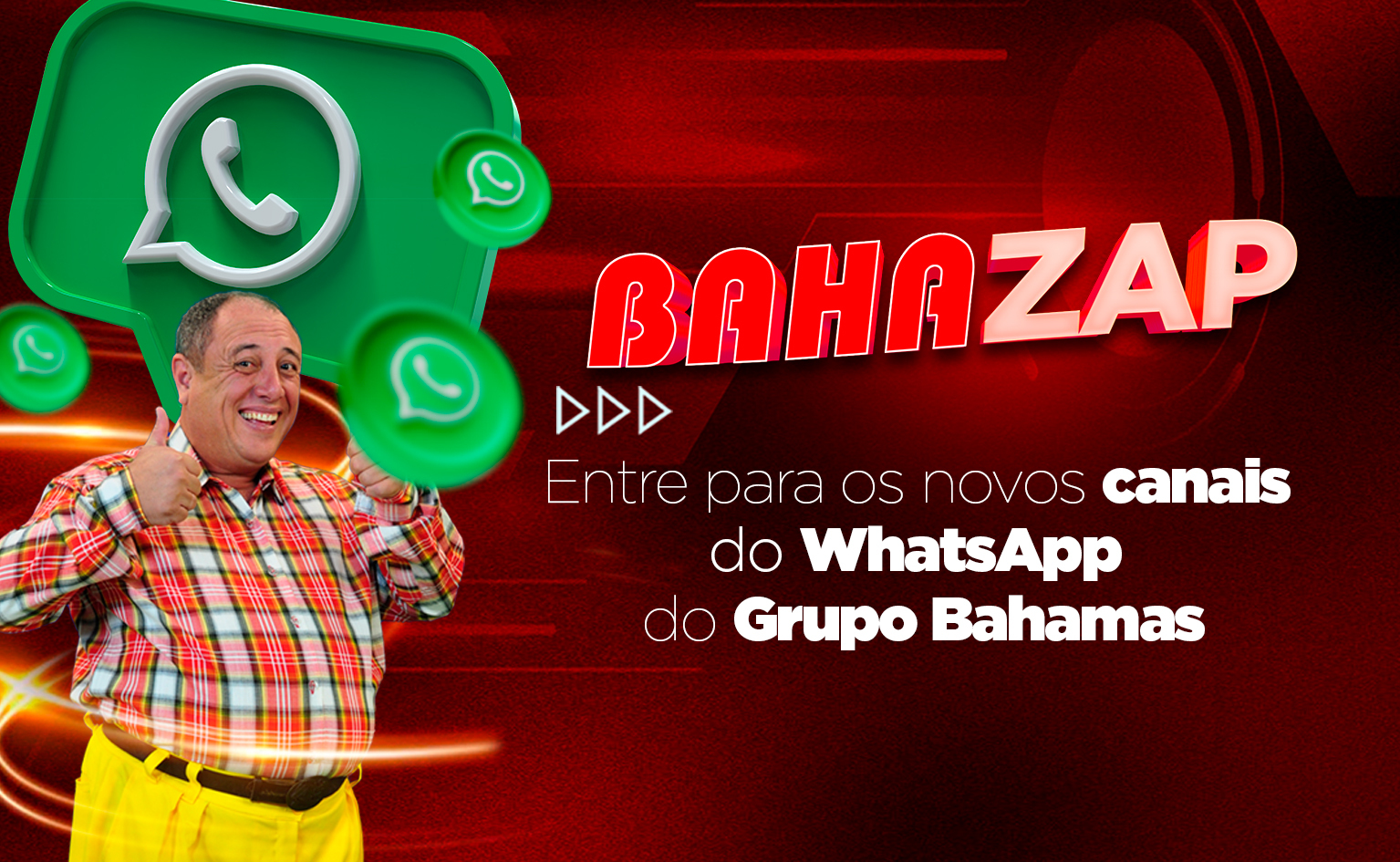 imagem O novo Bahazap: o canal de comunicação do Grupo Bahamas