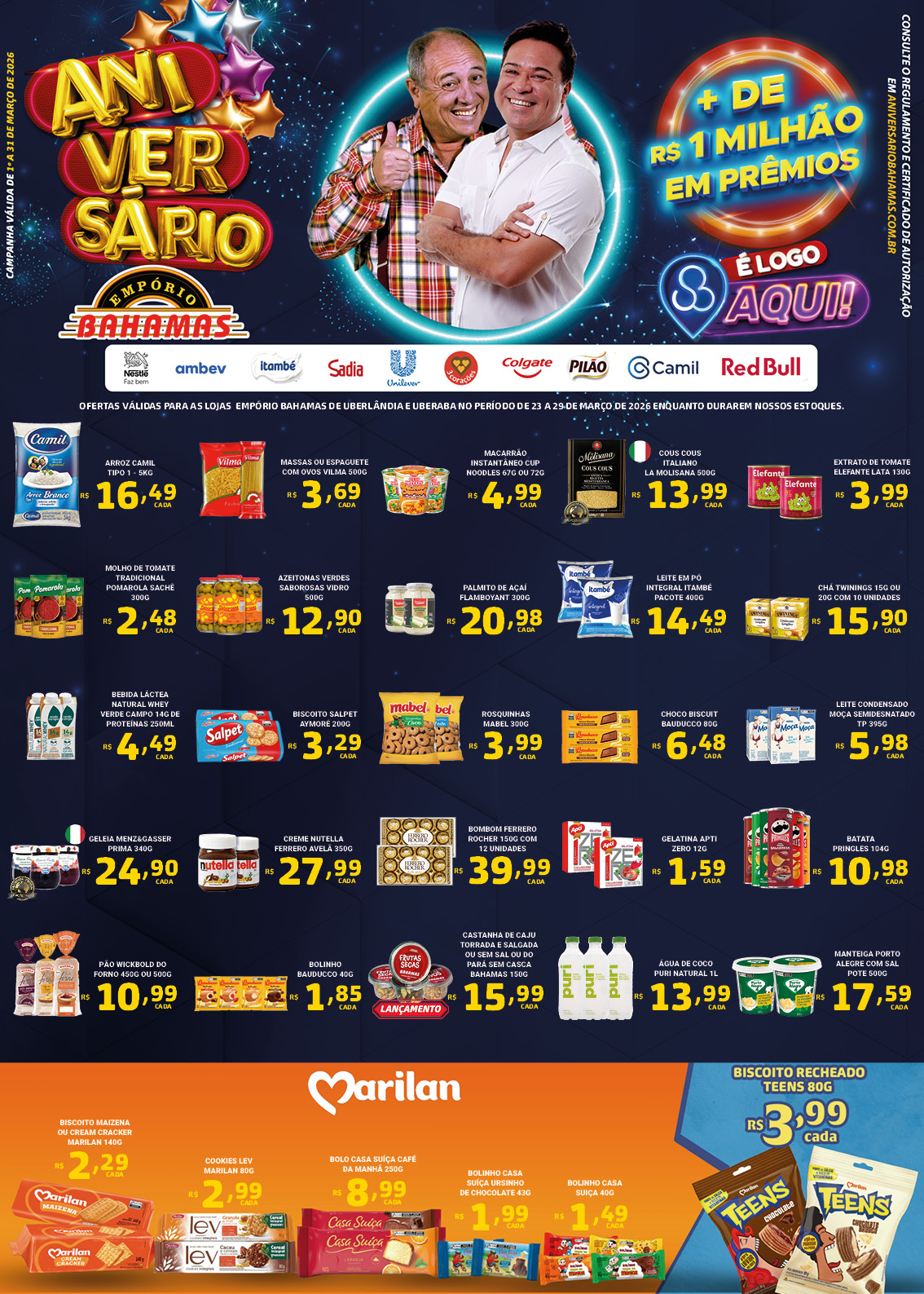 ENCARTE SEMANAL DE ANIVERSARIO MIX TM 23 a 29.indd